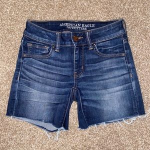 American eagle, 00 midi jean shorts.
